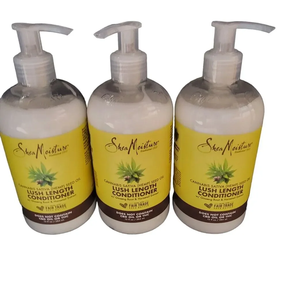 3‎ Shea Moisture Lush Length Conditioner Hemp Seed Oil 13 fl oz